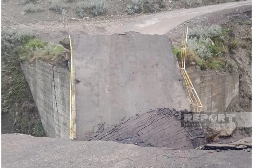 Qubada sel körpünü uçurub, altı kəndin rayon mərkəzi ilə əlaqəsi kəsilib