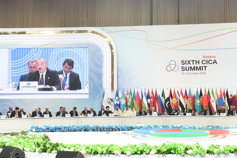 İlham Əliyev: Azərbaycan Orta Dəhlizin önəmli hissəsini təşkil edəcək Zəngəzur dəhlizinin yaradılmasını fəal şəkildə təşviq edir