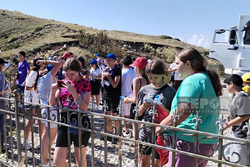 Ukraynalı uşaqlar Şamaxıya səfər edib