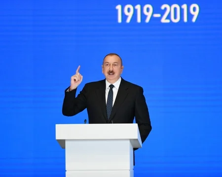 President Ilham Aliyev attended ceremony to mark 100th anniversary of Baku State University