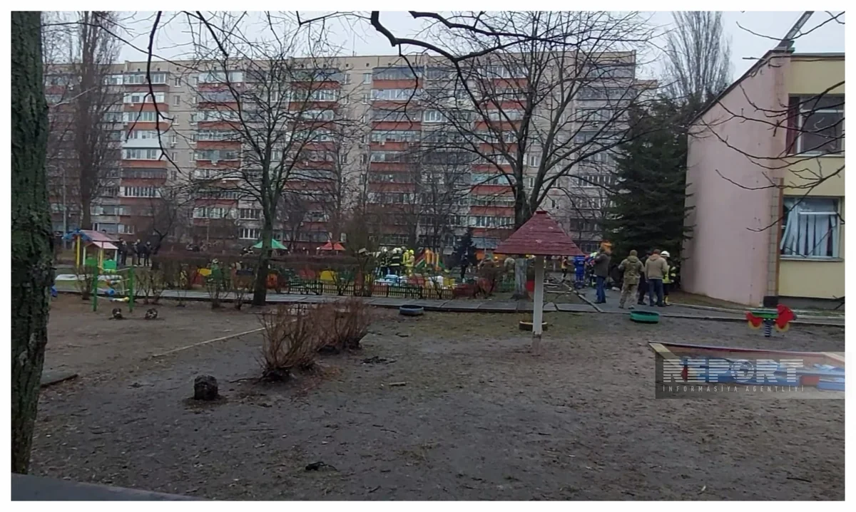 Ukrayna daxili işlər nazirinin həlak olduğu qəza yerindən - FOTOREPORTAJ