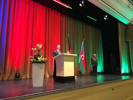 Berlində Azərbaycan Silahlı Qüvvələrinin 100 illiyinə həsr edilmiş təntənəli ziyafət keçirilib
