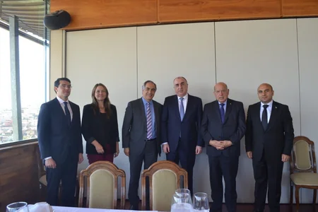 Azerbaijani FM holds several meetings at the National Congress of Chile