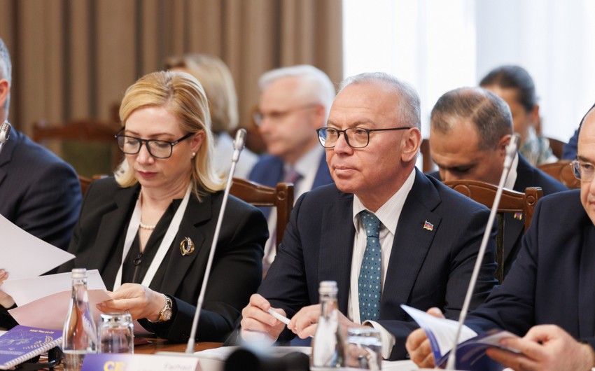 Konstitusiya Məhkəməsinin sədri Moldovada beynəlxalq konqresdə iştirak edib