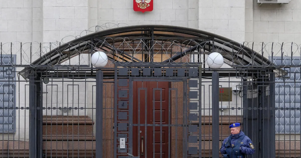 Russia thins out its embassy in Ukraine