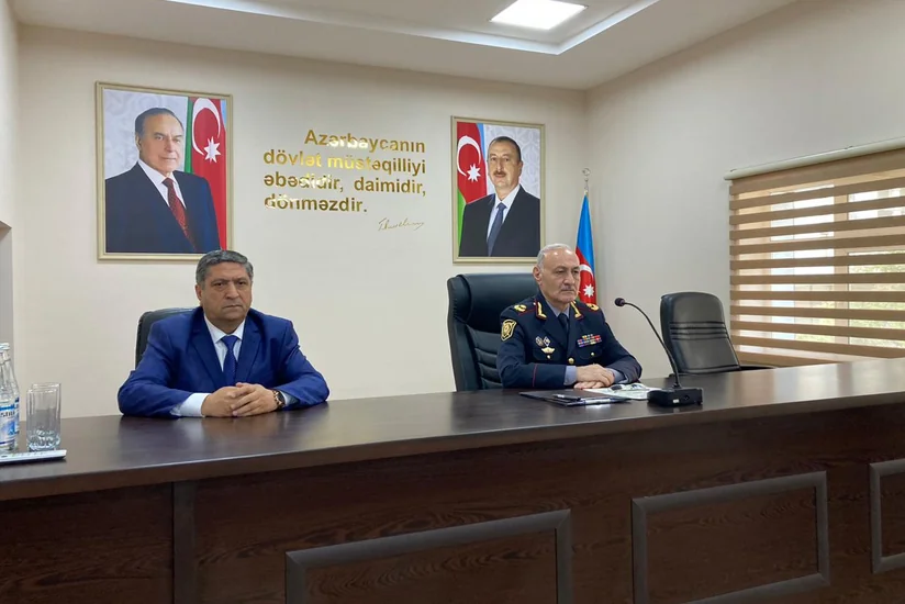 DİN Baş Mühafizə İdarəsində Heydər Əliyevin anadan olmasının 100-cü ildönümünə həsr olunmuş tədbir keçirilib