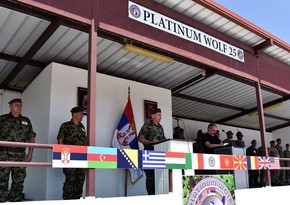 Azerbaijani servicemen participate in international exercise in Serbia