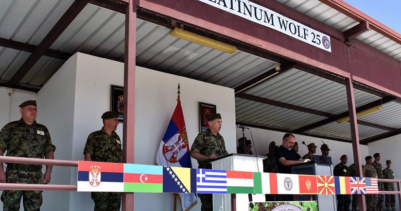 Azerbaijani servicemen participate in international exercise in Serbia