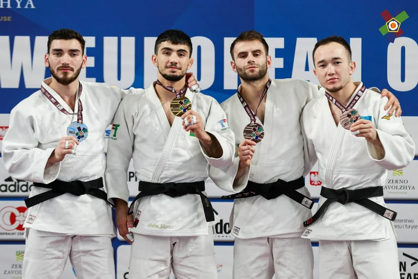 Azərbaycan cüdoçuları Polşada bir günə dörd medal qazanıb