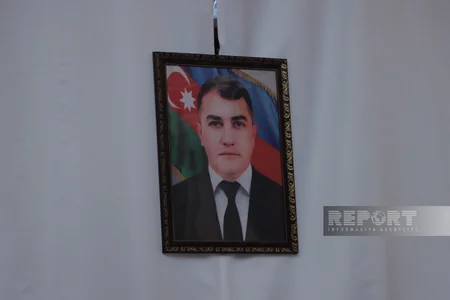 Gəncədə şəhid Orxan Əsgərovun 40 mərasimi keçirilib