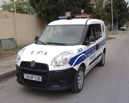 Polis əməkdaşları soyğunçuluq edib qaçmaq istəyən şəxsi zərərsizləşdirib
