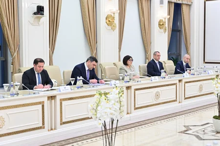 Kazakh President Kassym-Jomart Tokayev visits Azerbaijan's Milli Majlis