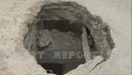 Sabirabadda körpü uçub, kəndlərlə əlaqə məhdudlaşıb