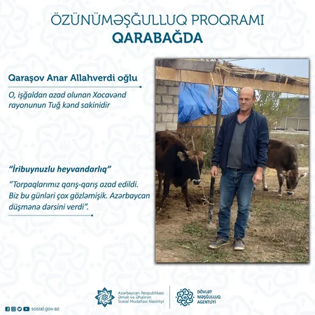 Onlar Xocavəndə kiçik biznesləri ilə qayıdacaqlar