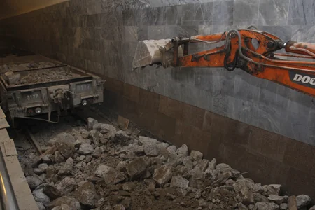 “Cəfər Cabbarlı” metrostansiyasında təmirin növbəti mərhələsi başlayıb