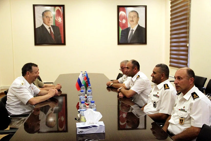 Azərbaycan və Rusiya hərbi dənizçilərinin görüşü keçirilib