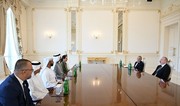 President Ilham Aliyev receives business delegation from United Arab Emirates