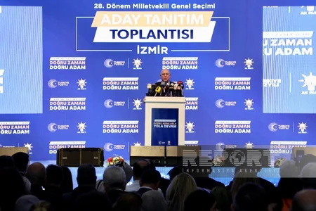 Azərbaycan nümayəndə heyəti İzmirdə AK Partinin namizədlərinin təqdimatında iştirak edib