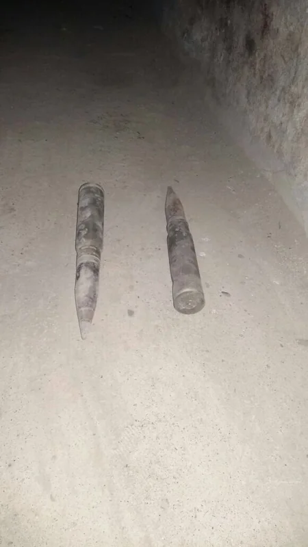 Bakıda 2 ədəd zenit top mərmisi aşkarlanıb