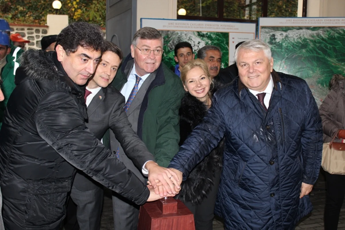 Şəkidə su elektrik stansiyasının ikinci qurğusu istifadəyə verilib