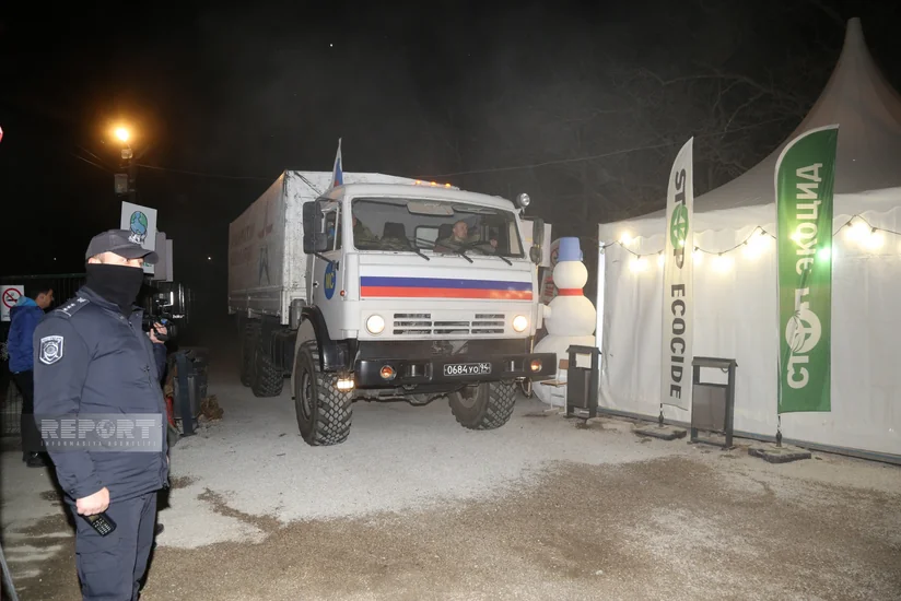 На дороге Ханкенди-Лачын созданы условия для проезда автомобилей миротворцев