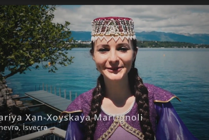 Правнучка Фатали хана Хойского поздравила азербайджанский народ