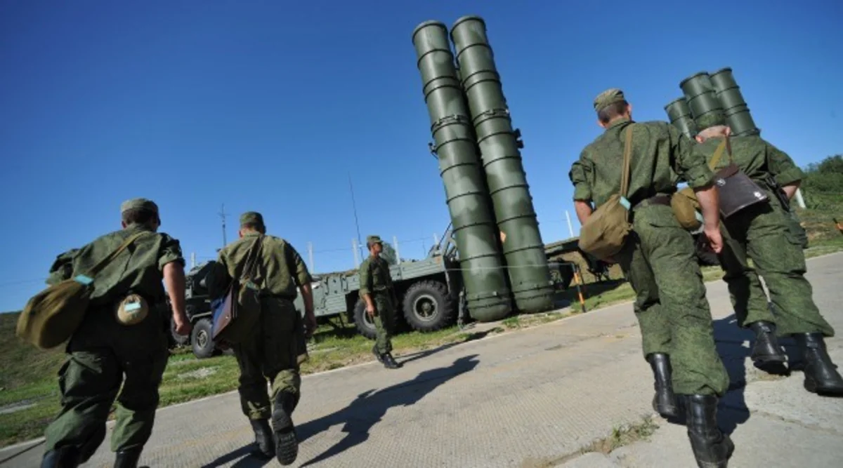 Россия испытала зенитно-ракетную систему С-400 на севере Каспия
