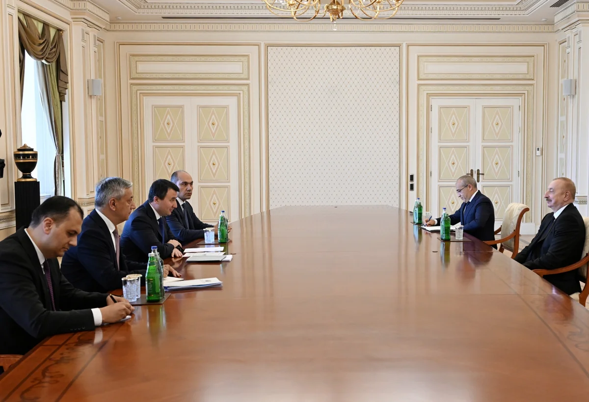 Prezident İlham Əliyev Özbəkistanın Baş nazirinin müavinini qəbul edib - YENİLƏNİB