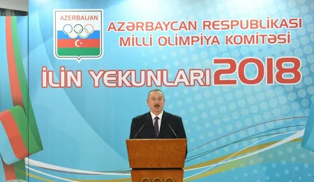 President Ilham Aliyev attends ceremony dedicated to 2018 sporting results