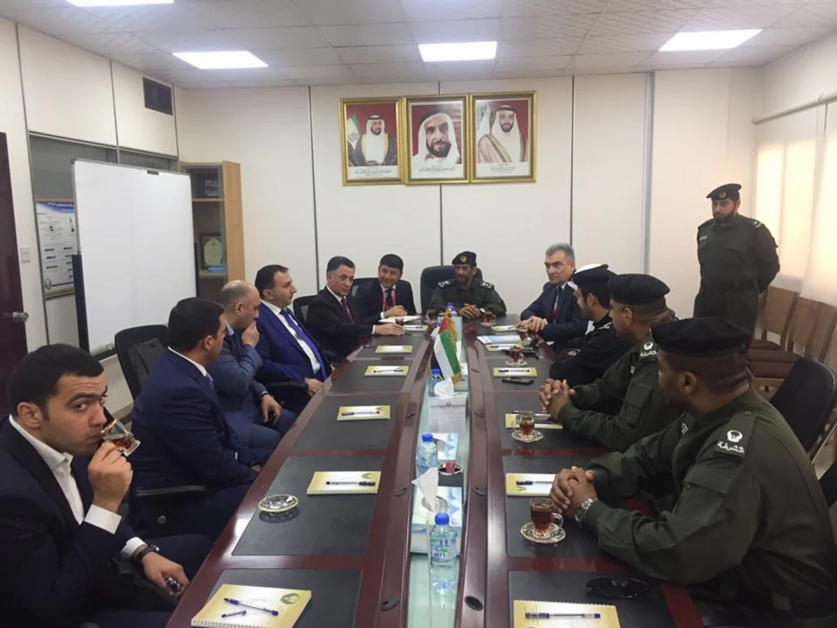 Ramil Usubov BƏƏ Daxili İşlər Nazirliyinin Baş İdarəsinin rəhbəri ilə görüşüb