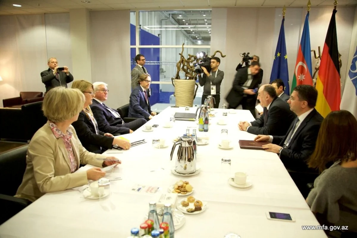 Foreign Minister Elmar Mammadyarov met with OSCE Chairperson-in-Office