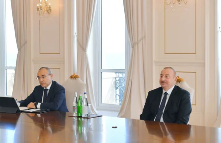 President Ilham Aliyev receives delegation led by Executive Director of German Eastern Business Association (UPDATE)