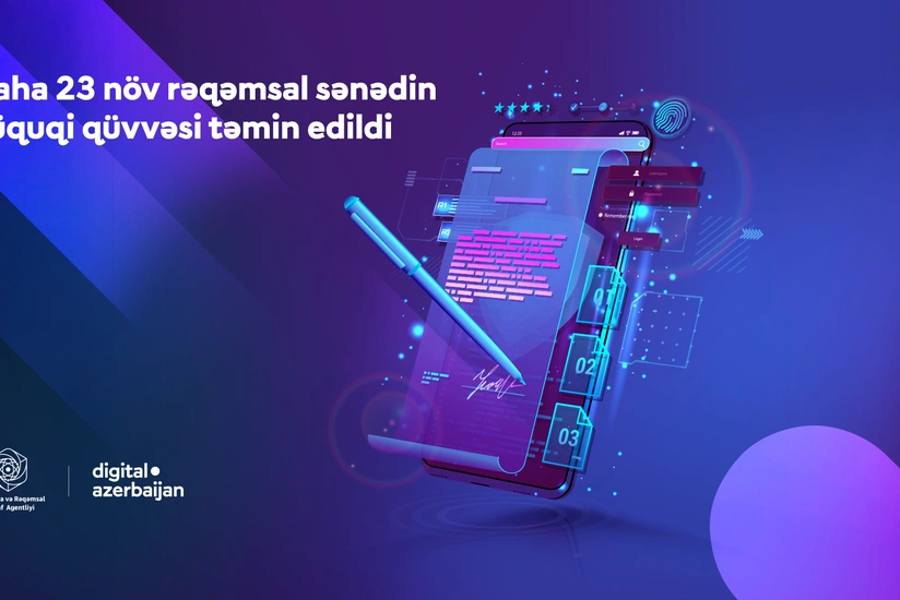 Azərbaycanda daha 23 sənəd rəqəmsal formata keçirilib