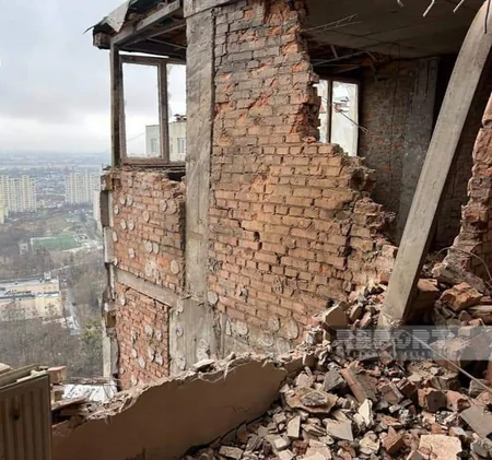 Azerbaijanis among those who suffered in drone attack in Kyiv