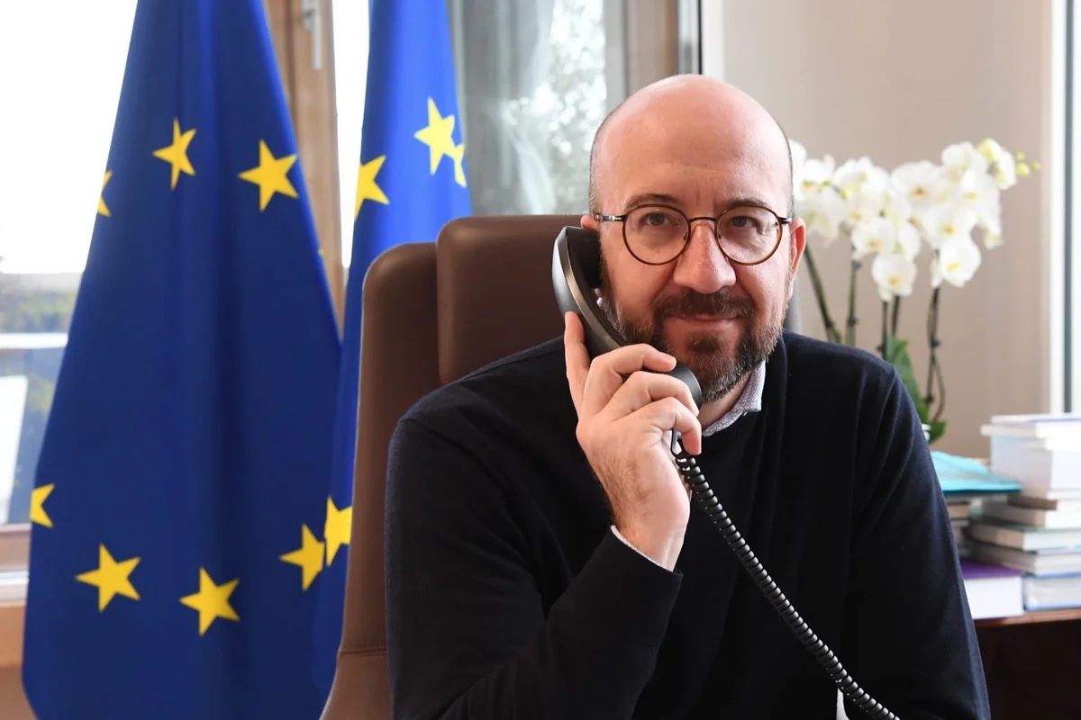 President Aliyev, Charles Michel discuss latest developments in Ukraine