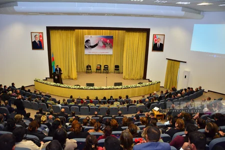 Ağstafada Ata vəsiyyəti və inamlı Zəfər mövzusunda tədbir baş tutub