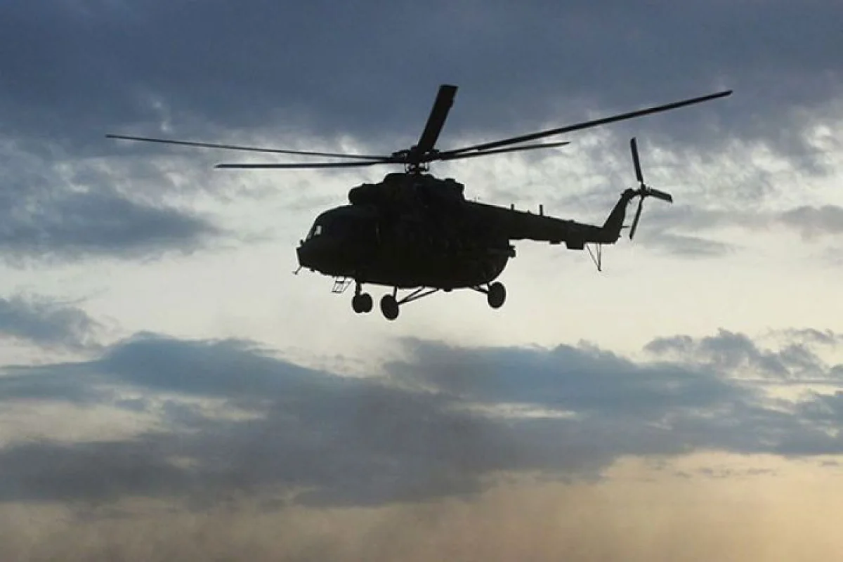 Rusiyada helikopter qəzaya uğrayıb, 4 nəfər yaralanıb