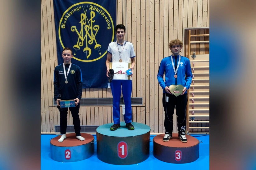 Азербайджанский фехтовальщик завоевал золотую медаль на международном турнире в Швеции