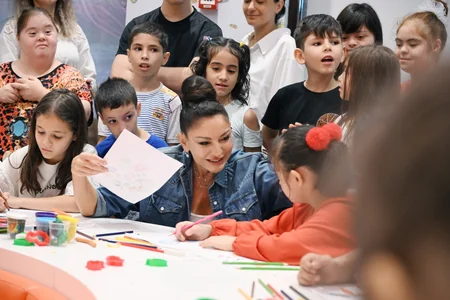 First Vice-President Mehriban Aliyeva attends celebration organized for children by Heydar Aliyev Foundation