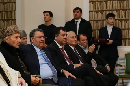 Аллахшукюр Пашазаде встретился с главой Ингушетии Юнусбеком Евкуровым