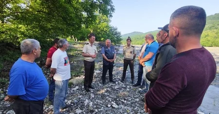 Sel təhlükəli kəndlərdə maarifləndirmə tədbirləri keçirilib