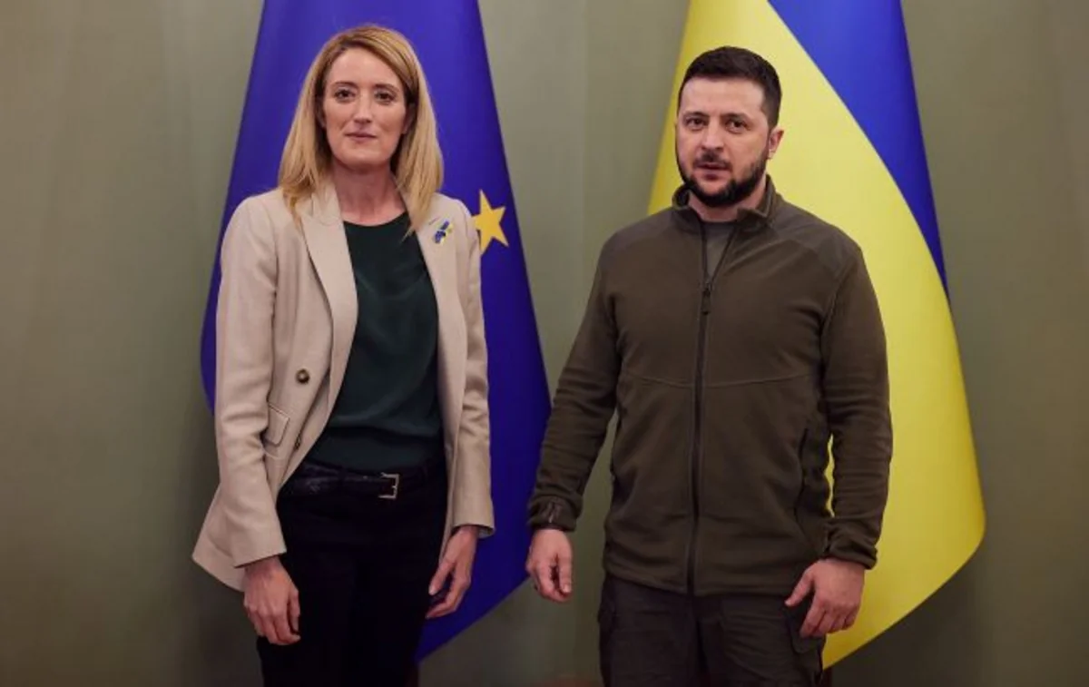 Глава Европарламента пообещала Украине скорое признание кандидатом на вступление в ЕС
