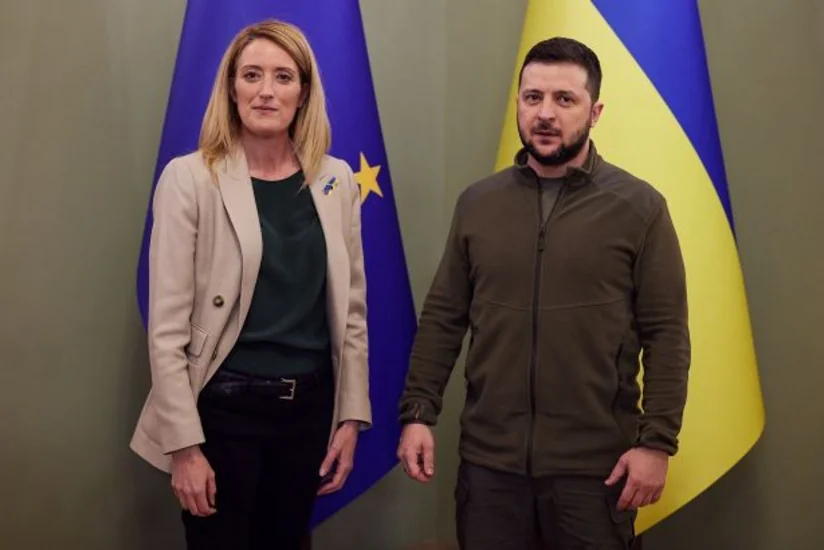 Глава Европарламента пообещала Украине скорое признание кандидатом на вступление в ЕС