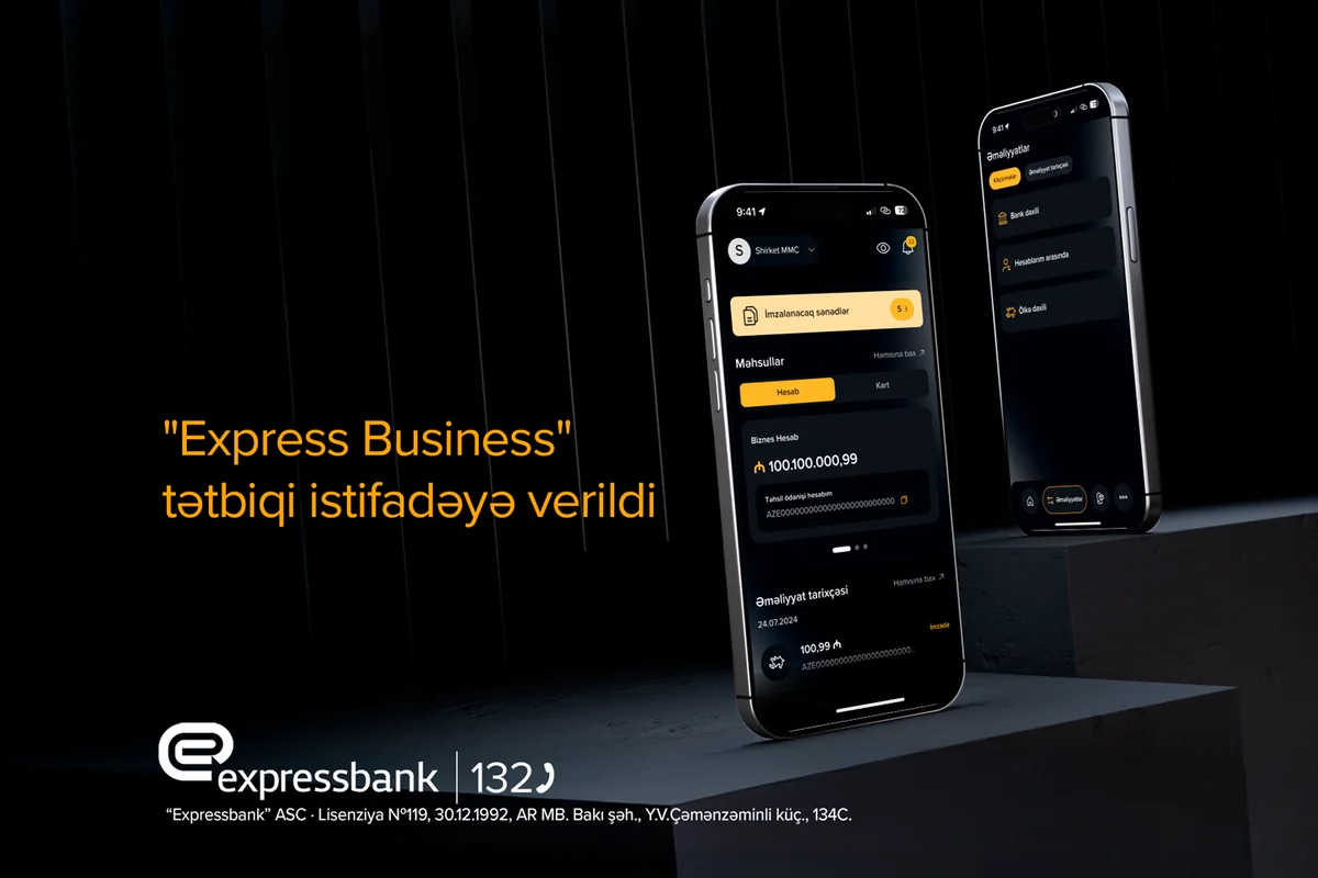 Expressbank biznes müştəriləri üçün tətbiqini istifadəyə verdi