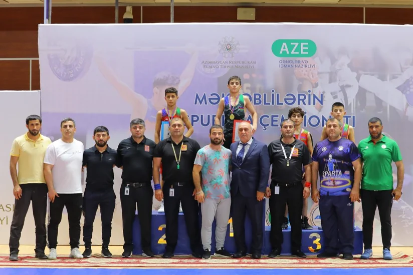 Məktəblilərin güləş üzrə Respublika çempionatında növbəti qaliblər müəyyənləşib