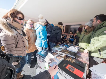 Snow Polo World Cup opening ceremony held in St. Moritz, Switzerland