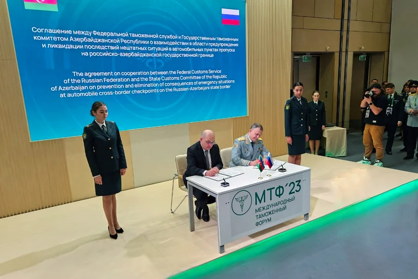 Azərbaycan və Rusiya avtomobil buraxılış məntəqələrində gözlənilməz halların aradan qaldırılması üçün Saziş imzalayıb