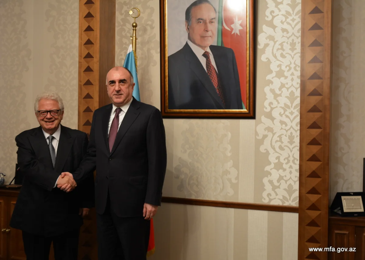 Elmar Məmmədyarov Yunanıstanın Azərbaycana yeni təyin olunmuş səfirini qəbul edib