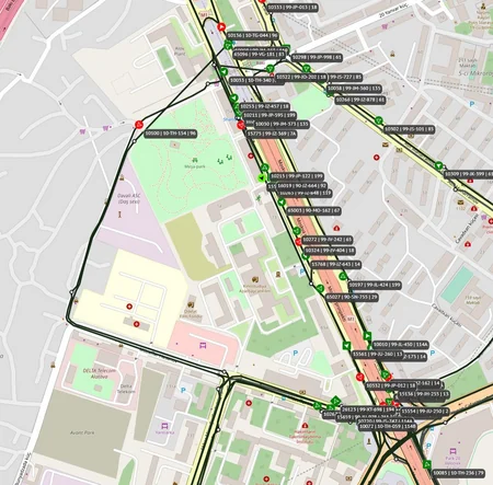 Bakıda 67 müntəzəm marşrut xətti üzrə avtobusların hərəkəti gecikir