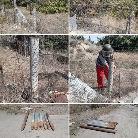 Ağstafa rayonunda 8 ədəd raket tapılıb